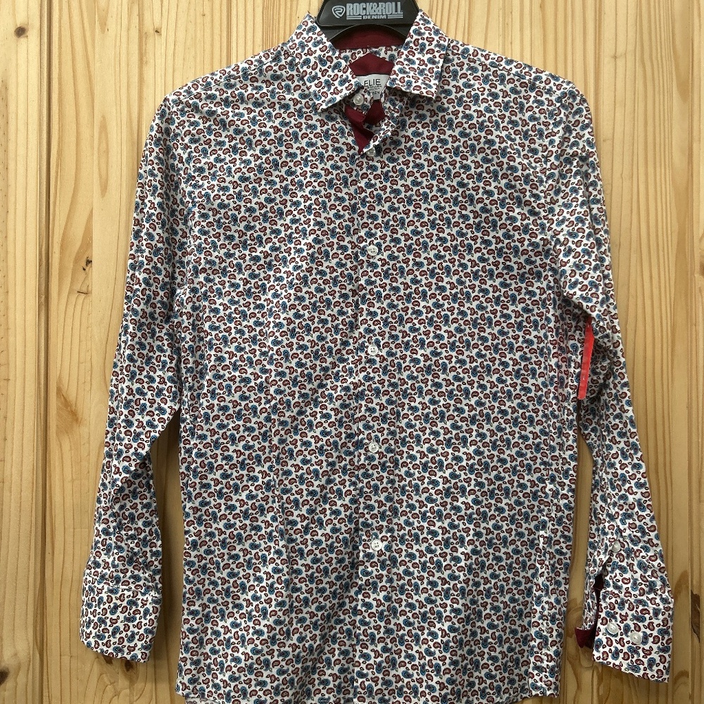 Men’s button up shirt.